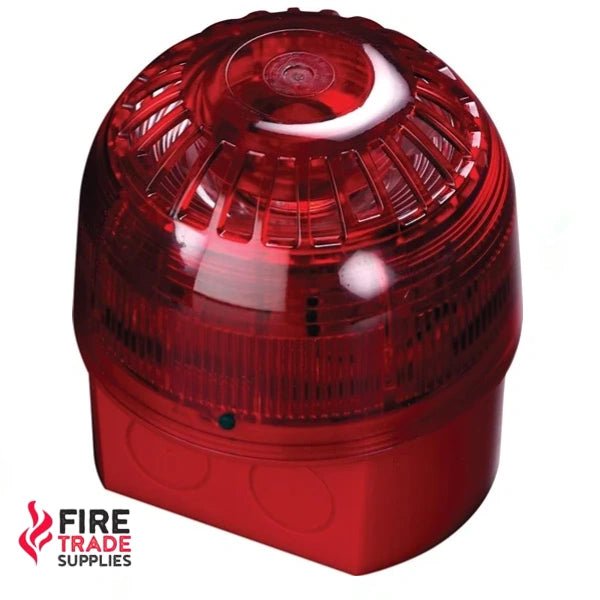55000 - 017APO AlarmSense Open - Area Sounder VID - Red Body (Red Flash) - Fire Trade Supplies