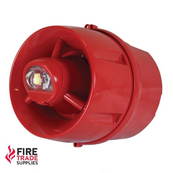 CX Wall sounder VAD IP55/65 deep base RED - Fire Trade Supplies