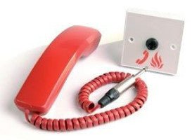 EVC301/JP Single Gang Jack Plate, For Use With Roaming Fire Phone - Fire Trade Supplies