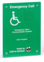 EVC302GF Green Handsfree EVC Outstation Flush - Fire Trade Supplies