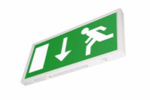 NHT/5/LED/M3 Exit Box NVC 5W LED Maintained 3HR + Legend - Fire Trade Supplies