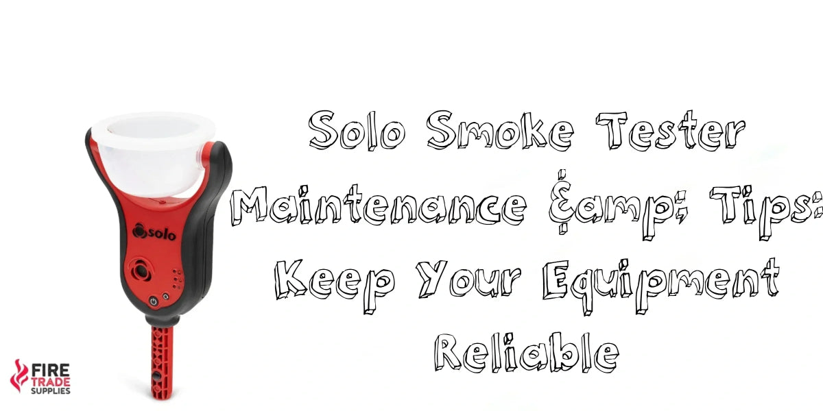 Solo Smoke Tester Maintenance &amp; Tips: Keep Your Equipment Reliable - Fire Trade Supplies