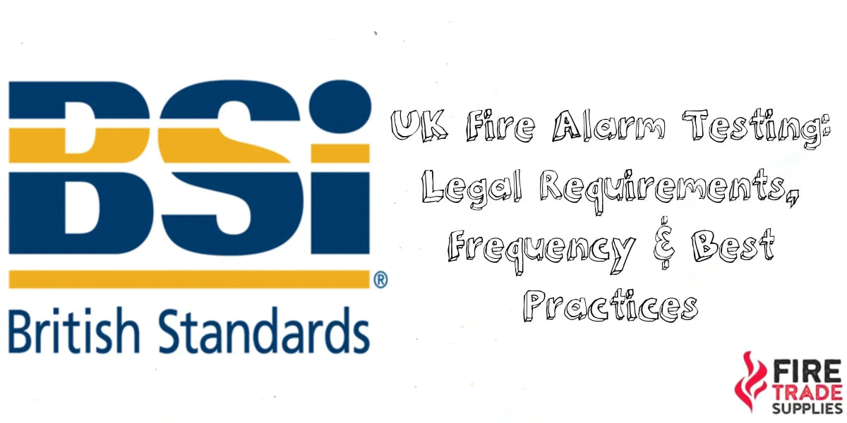 UK Fire Alarm Testing: Legal Requirements, Frequency & Best Practices - Fire Trade Supplies