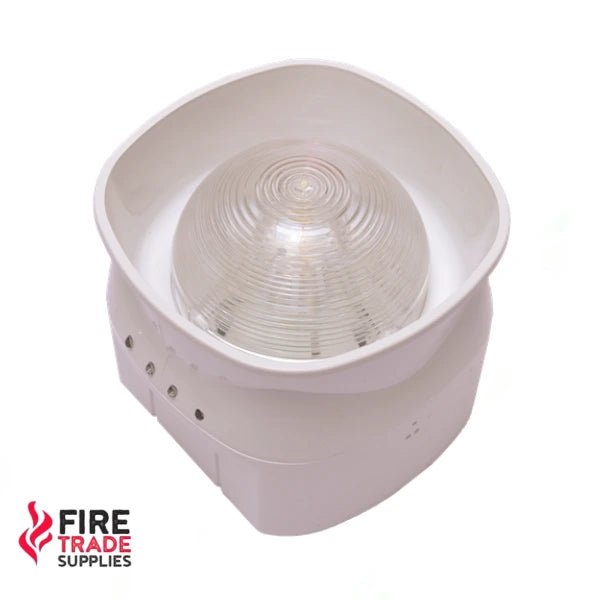 58000 - 040APO Discovery Open - Area Voice Sounder VID - White Body (Red Flash) - Isolating - Fire Trade Supplies