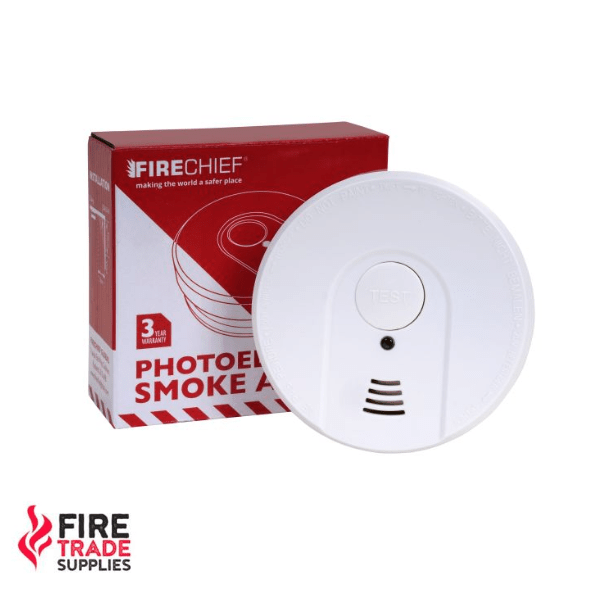 Firechief 9V Battery Smoke Detector (FBSD1) - Fire Trade Supplies