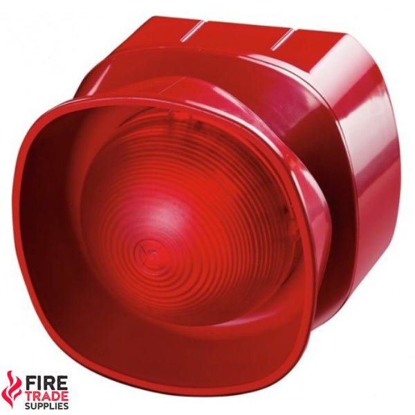 55000-298 Apollo Multi-Tone Red Sounder/Beacon Weatherproof with Isolator IP66 - Fire Trade Supplies