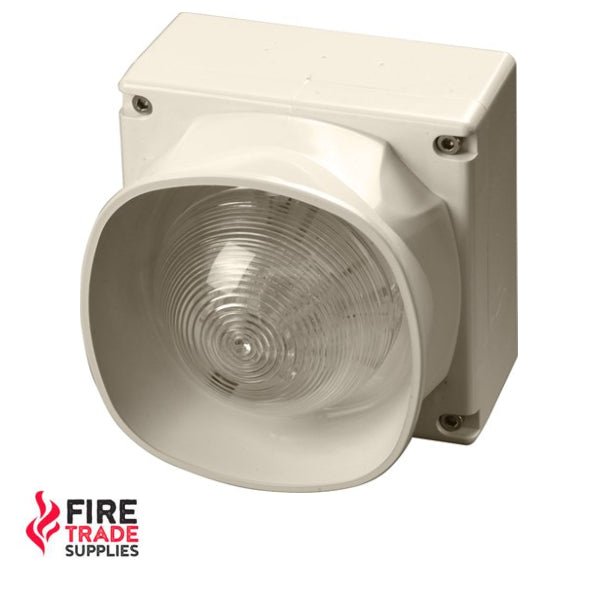 55000-299APO XP95 Open-Area Multi-Tone Sounder VID - Outdoor - White Body (Red Flash) - Isolating - Fire Trade Supplies