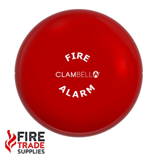 CBE6-RW-024-EN ClamBell 24V 6 Inch Fire Alarm Bell - Weatherproof - Fire Trade Supplies