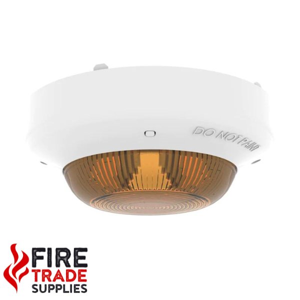 CHQ-AB(AMB)WHT Addressable Beacon - White case, amber lens (non EN54-23 compliant) - Fire Trade Supplies
