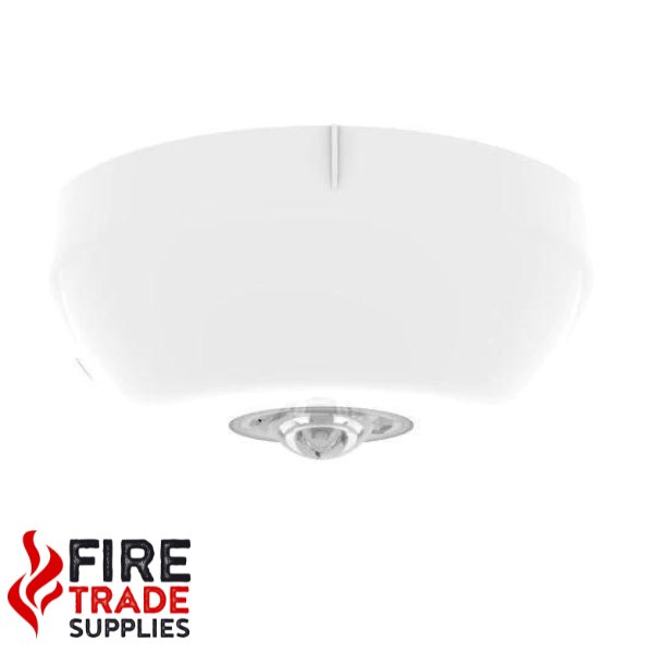 CHQ-CB/RL Ceiling Beacon - Ivory case, red LEDs (7.5m) - Fire Trade Supplies