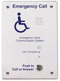 EVC302F Disabled Refuge System Outstation - Stainless Steel (Flush Mounted) - Fire Trade Supplies