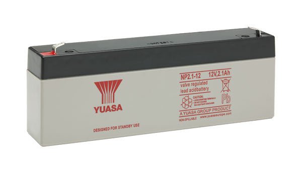 NP2.1-12 12 Volt 2.1Ah Yuasa NP Battery - Fire Trade Supplies