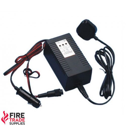 Solo Spare 727 Car Charger and 220 / 240V Mains Charger - Heat Detector Tester Accessories - Fire Trade Supplies