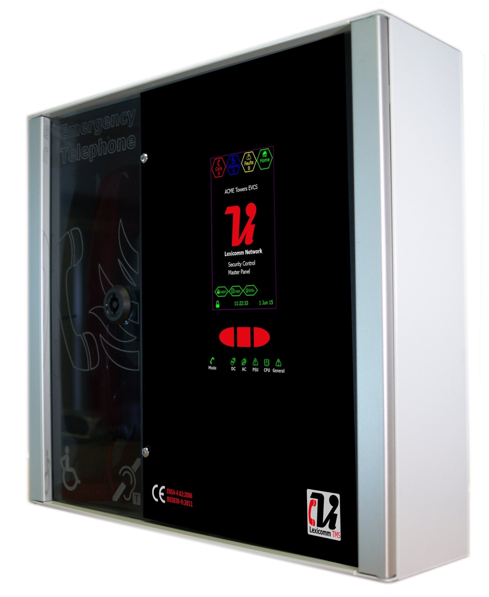 ViLX-TMS-W-8 Lexicomm Touchscreen Master Station